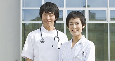 病院＆医療用白衣イメージ